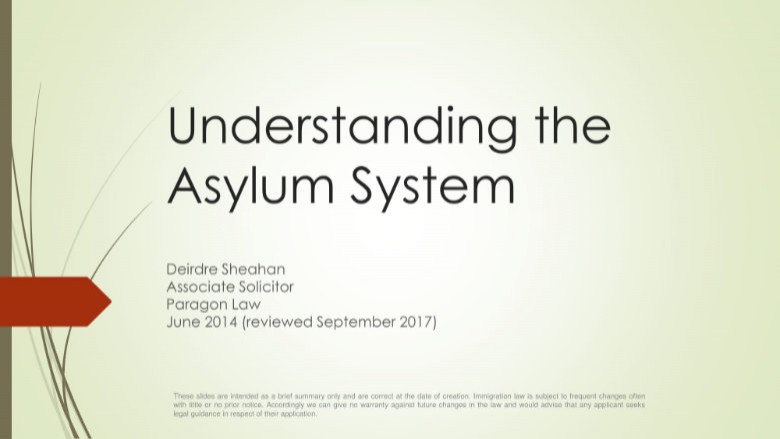 Understanding the Asylum System